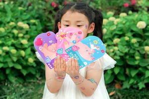 Adesivi per unghie con fiocchi, cuori e strass – 261 pezzi – Immagine 5