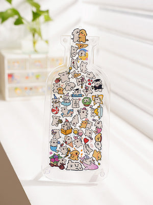 Animali nella bottiglia – Puzzle 3D in acrilico da 41 pezzi – Immagine 4