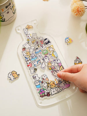 Animali nella bottiglia – Puzzle 3D in acrilico da 41 pezzi – Immagine 5