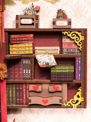 Caduta nel paese delle meraviglie – Inserto per libreria – Immagine 5