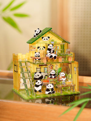 Casa del panda – Puzzle 3D da 74 pezzi – Immagine 6
