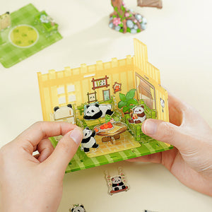 Casa del panda – Puzzle 3D da 74 pezzi – Immagine 8