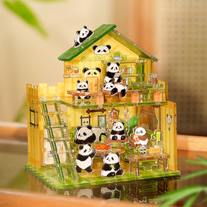 Casa del panda – Puzzle 3D da 74 pezzi – Immagine 9