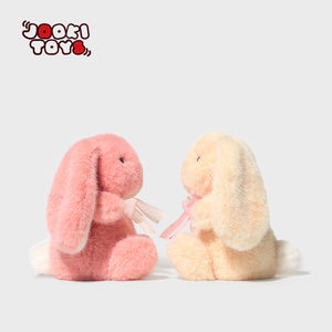 Coniglio rosa di peluche – Immagine 6