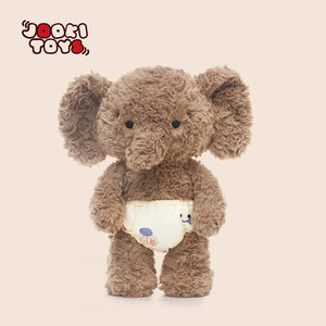 Elefantino timido di peluche – 36 cm – Immagine 4