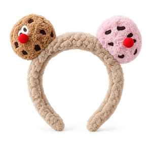 Fascia per capelli biscotto e ciambella – Immagine 1