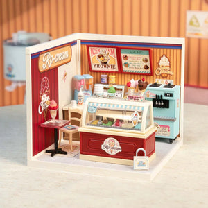 Gelateria in miniatura con illuminazione – Immagine 2