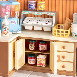 Gelateria in miniatura con illuminazione – Immagine 5
