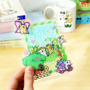 Giardino del cucciolo – Puzzle 3D in acrilico da 28 pezzi – Immagine 4
