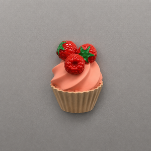 Magnete da frigorifero – Cupcake ai frutti di bosco – Immagine 1