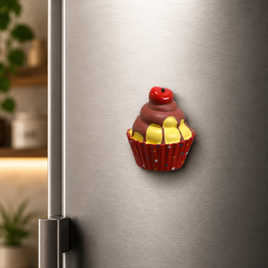 Magnete da frigorifero – Cupcake al cioccolato – Immagine 3