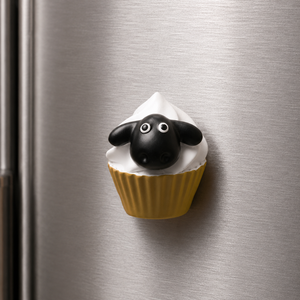 Magnete da frigorifero – Cupcake pecorella – Immagine 1