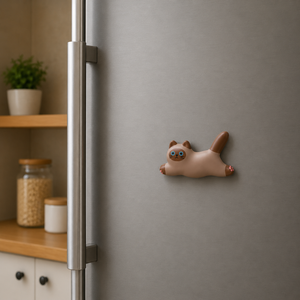 Magnete da frigorifero – Gatto marrone – Immagine 3