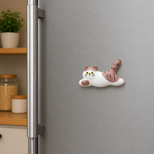 Magnete da frigorifero – Gatto tigrato marrone – Immagine 3