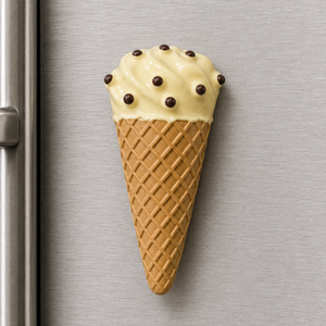 Magnete da frigorifero – Gelato alla vaniglia con scaglie di cioccolato – Immagine 1