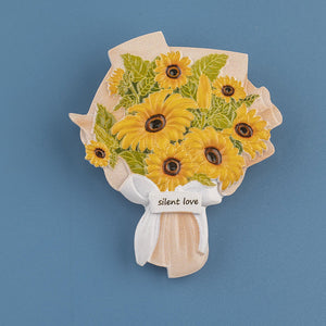 Magnete da frigorifero – Mazzo di girasoli – Immagine 2