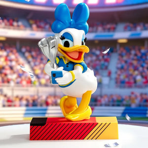 Paperina con un trofeo argentato