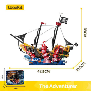 Nave pirata avventurosa – Set di costruzioni – Immagine 2