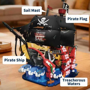 Nave pirata avventurosa – Set di costruzioni – Immagine 7