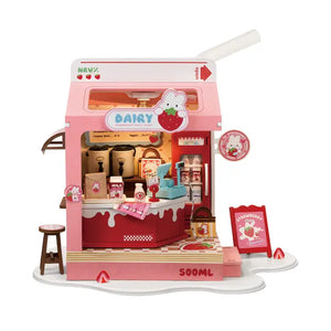 Negozio di latte alla fragola in miniatura – Immagine 1