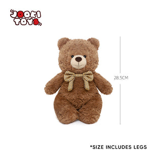 Orso classico di peluche con fiocco – 28,5 cm – Immagine 7