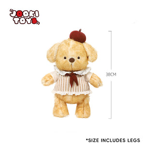 Orso elegante di peluche con cappello – 38 cm – Immagine 8