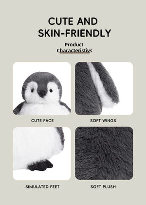 Peluche pinguino bianco – Immagine 6