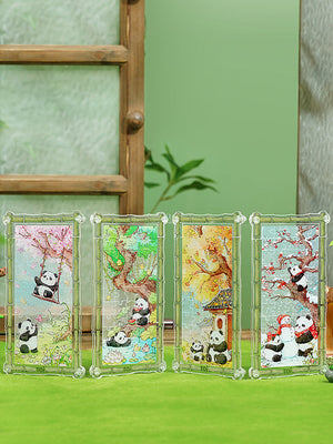 Puzzle panda con cornice in acrilico – 55 pezzi – Immagine 6