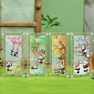 Puzzle panda con cornice in acrilico – 55 pezzi – Immagine 7