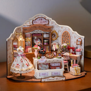 Sartoria in miniatura con illuminazione – Immagine 8