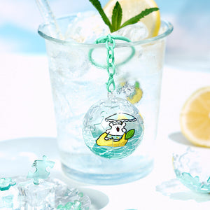 Sfera puzzle ad acqua con catenella – Immagine 2