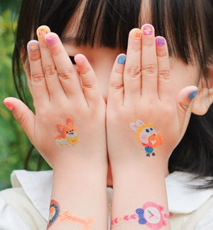 Adesivi per unghie con fiocchi, cuori e strass – 261 pezzi – Immagine 8