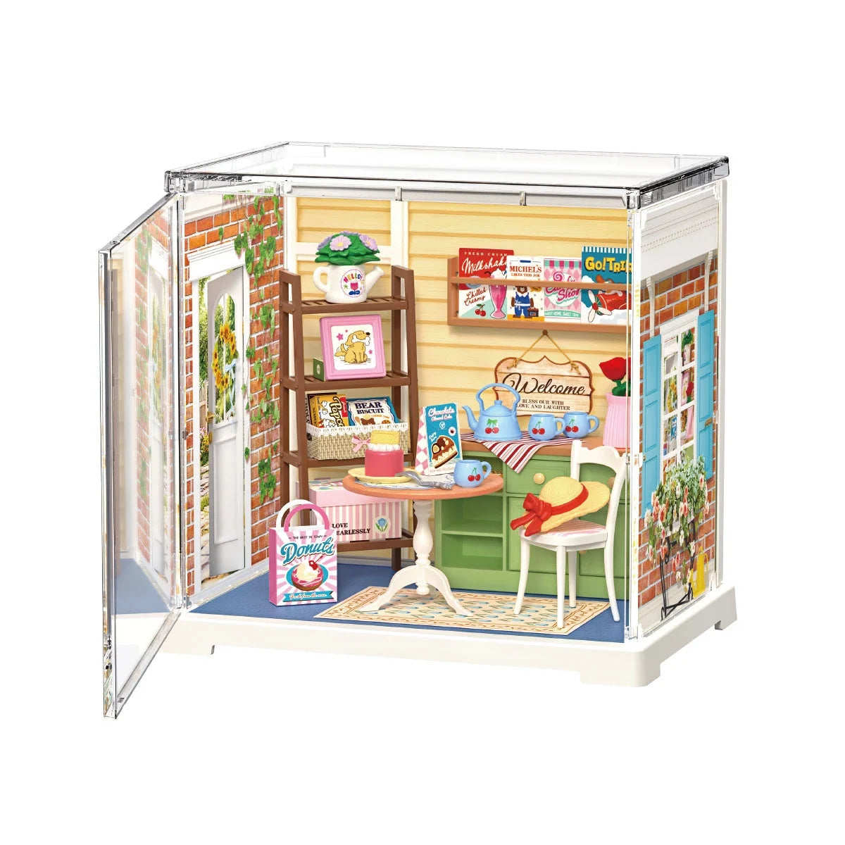 Balcone soleggiato per il relax in miniatura – Immagine 1