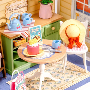 Balcone soleggiato per il relax in miniatura – Immagine 4