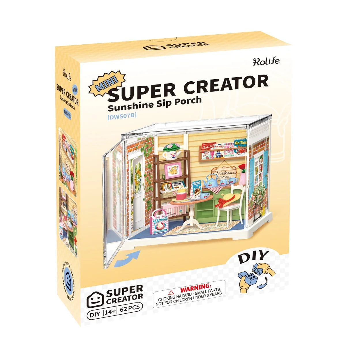 Balcone soleggiato per il relax in miniatura – Immagine 6
