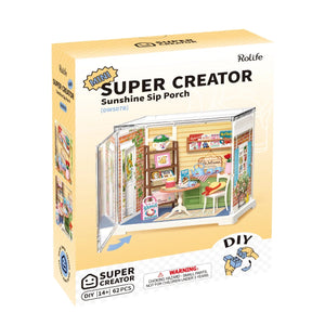Balcone soleggiato per il relax in miniatura – Immagine 6