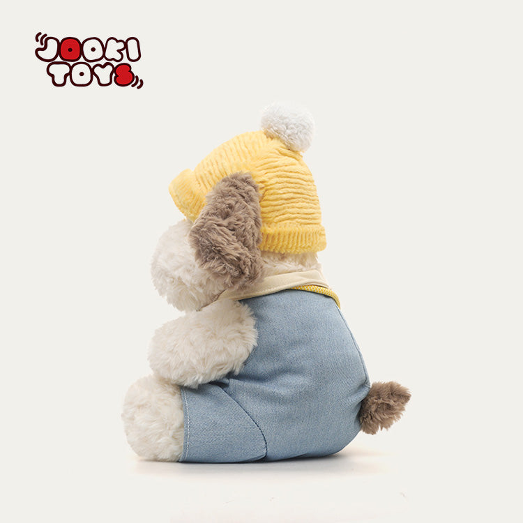 Cagnolino di peluche con cappello giallo – Immagine 5