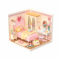 Camera da letto rosa in miniatura da assemblare – Immagine 1
