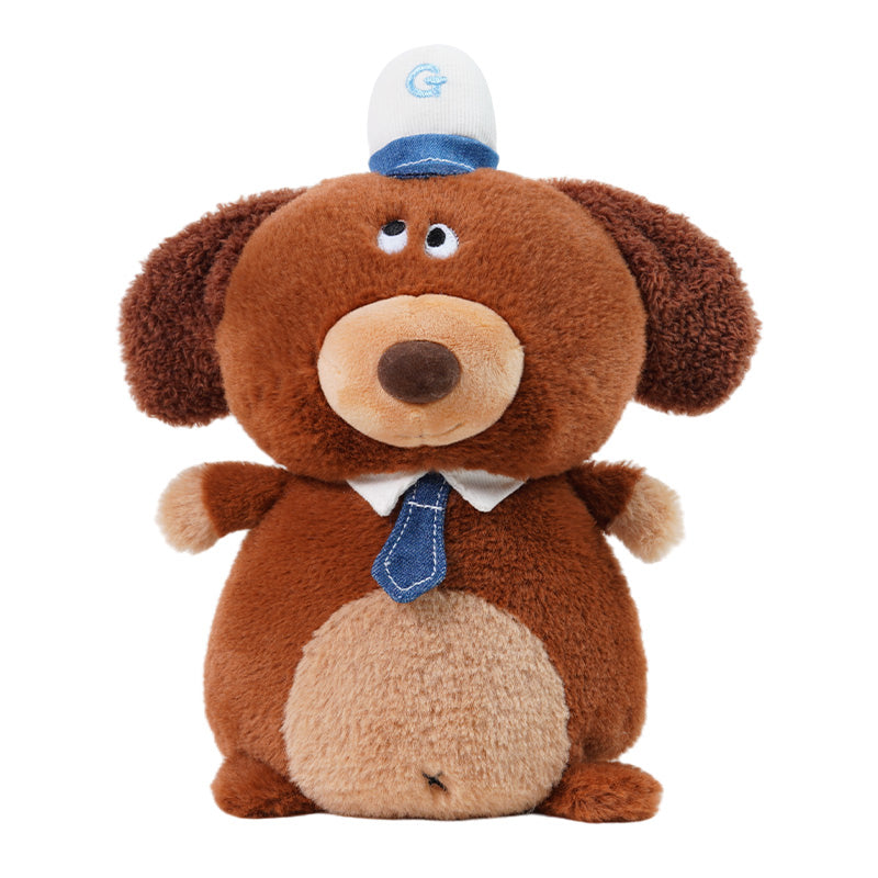 Cane dorato poliziotto di peluche – Immagine 1