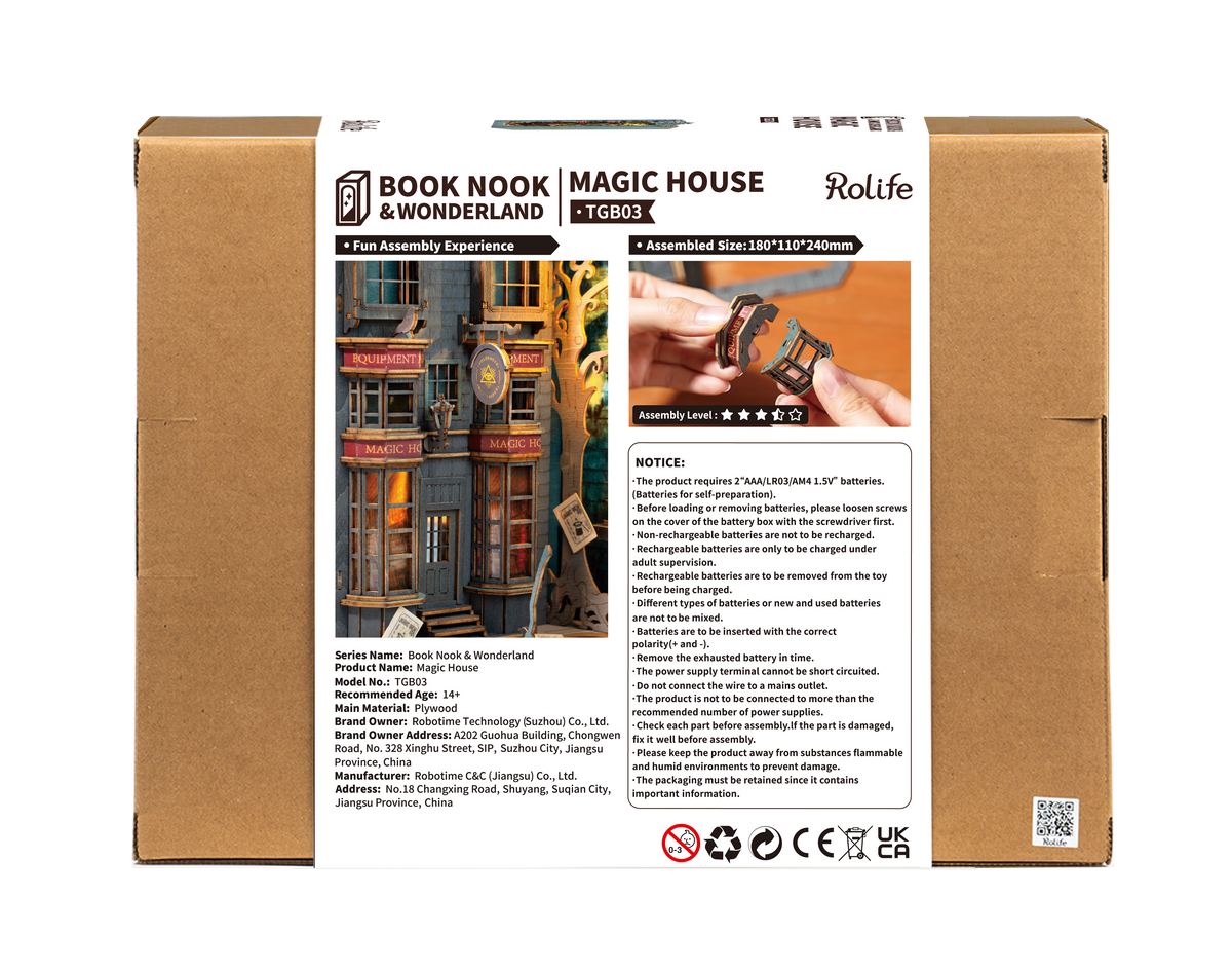 Casa dei libri magica in miniatura – Immagine 11