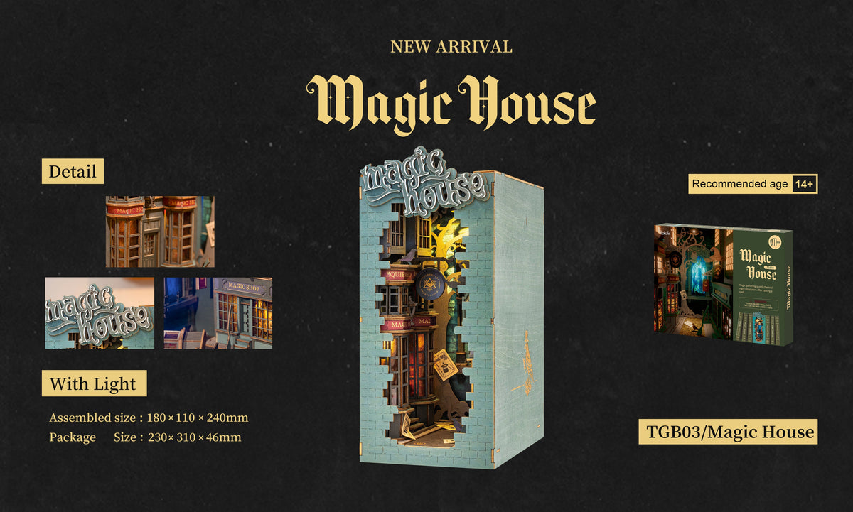 Casa dei libri magica in miniatura – Immagine 5