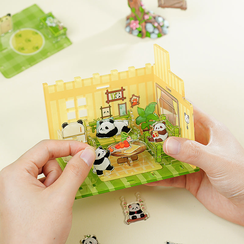 Casa del panda – Puzzle 3D da 74 pezzi – Immagine 8