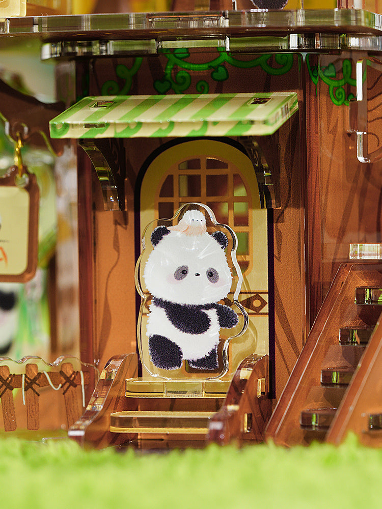 Casa sull'albero del panda – Puzzle 3D da 84 pezzi – Immagine 6