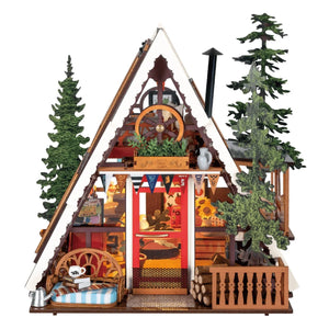 Chalet triangolare in legno da assemblare – Immagine 1