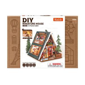 Chalet triangolare in legno da assemblare – Immagine 4