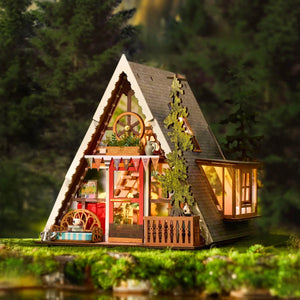 Chalet triangolare in legno da assemblare – Immagine 5
