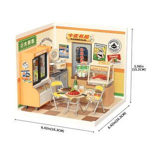 Chiosco notturno di street food in miniatura – Immagine 4
