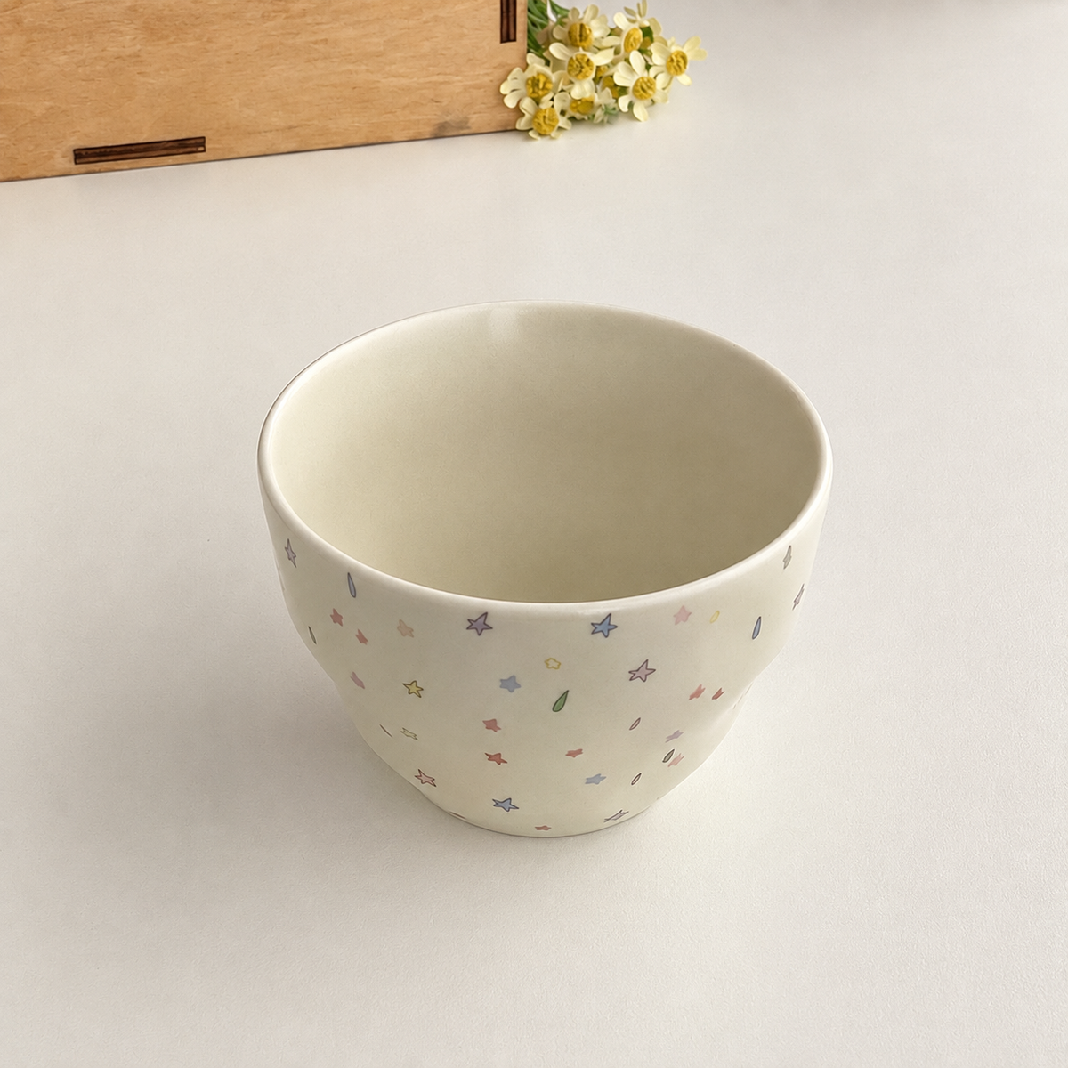 Ciotola grande in ceramica con decorazioni – 580 ml – Immagine 2