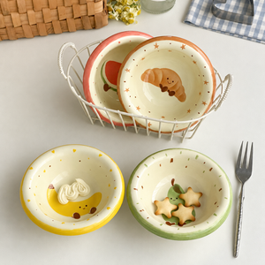 Ciotolina in ceramica con decorazioni – 11,4 cm – Immagine 2