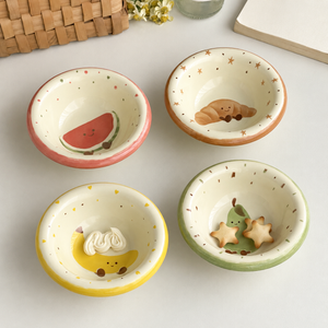 Ciotolina in ceramica con decorazioni – 11,4 cm – Immagine 4